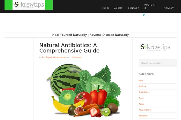 WordPress website example screenshot