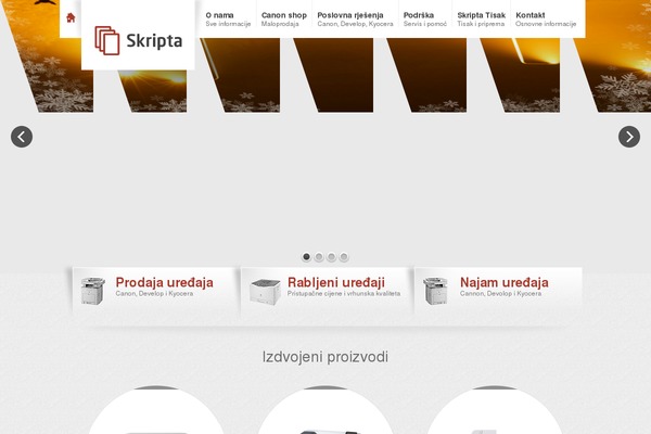 skripta.hr site used Skripta