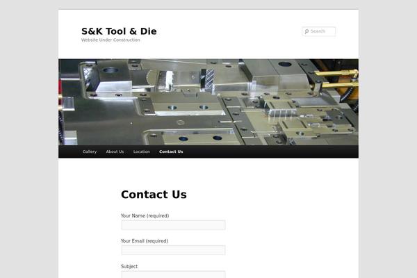 Twenty Eleven theme site design template sample