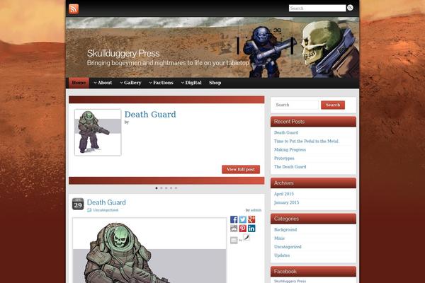WordPress website example screenshot
