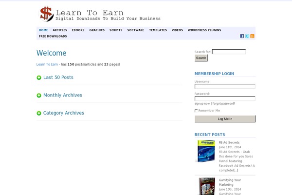 WordPress website example screenshot