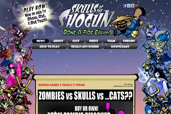 WordPress website example screenshot