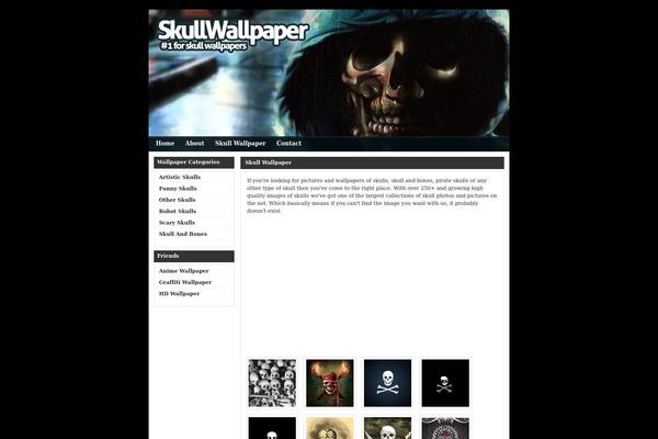 skullwallpaper.org site used Wallpaper-theme