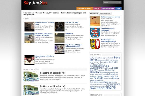 sky-junkies.de site used Skyjunkies