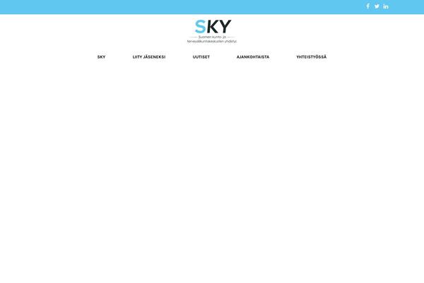 sky-ry.fi site used Woow-child