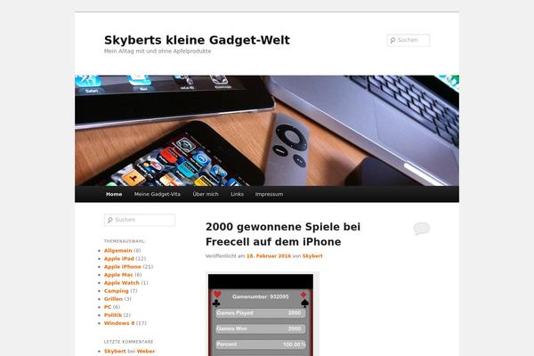 Twenty Eleven theme site design template sample