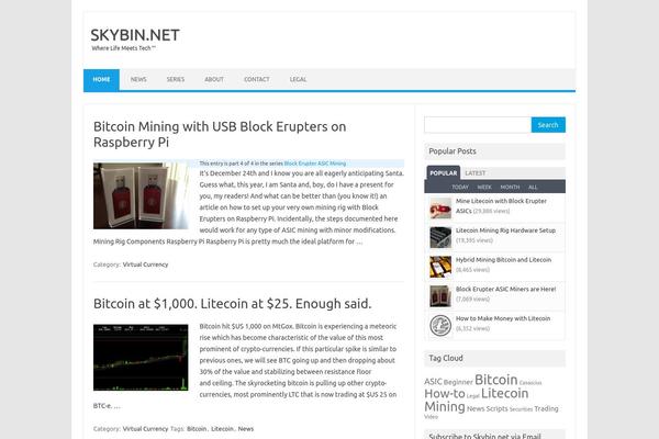 Iconic One theme site design template sample