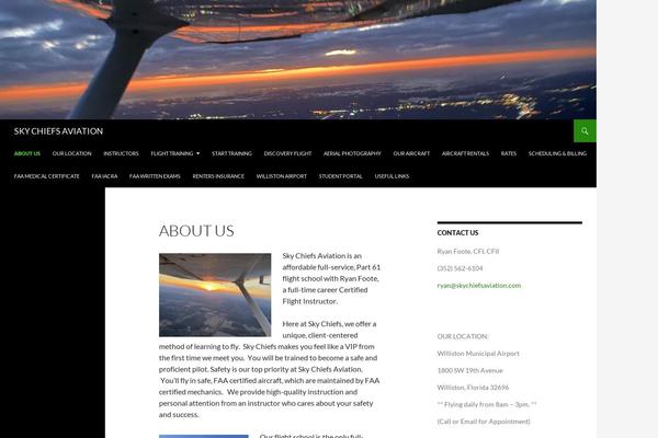 Twenty Fourteen theme site design template sample