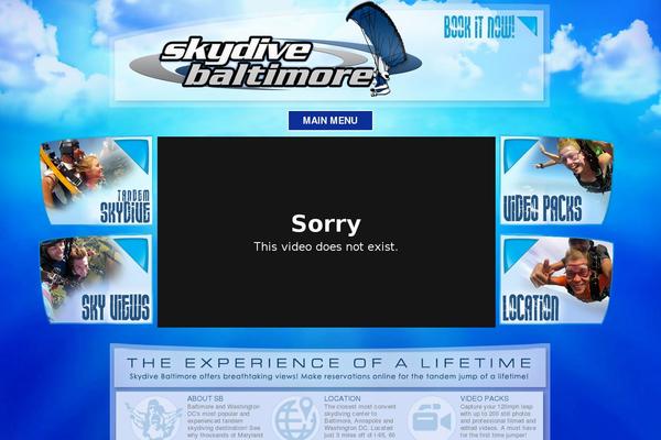 skydivebaltimore.com site used Baltimore