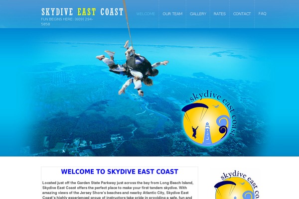 skydiveeastcoast.com site used Theme1537