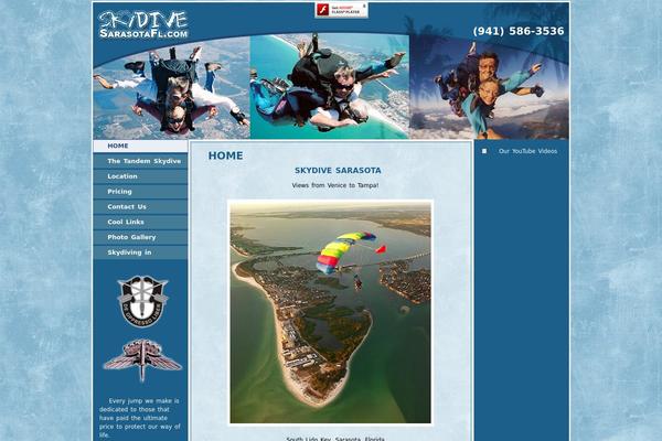 skydivesarasotafl.com site used Skydivesara