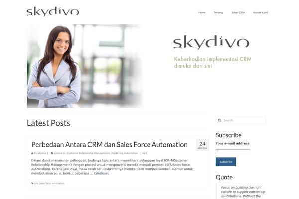 Virtue theme site design template sample