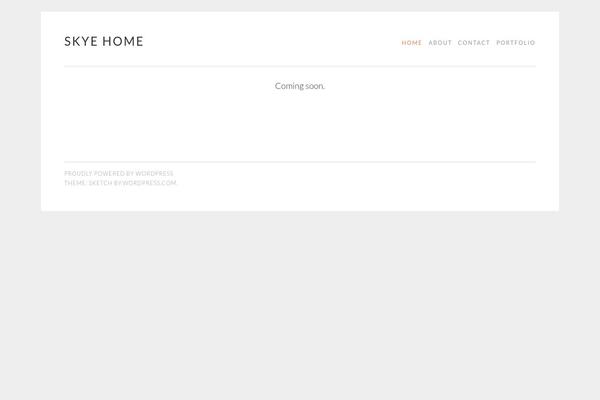 Sketch theme site design template sample