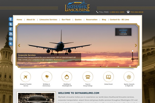 skyhawklimo.com site used Skyhawk