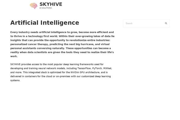 WordPress website example screenshot