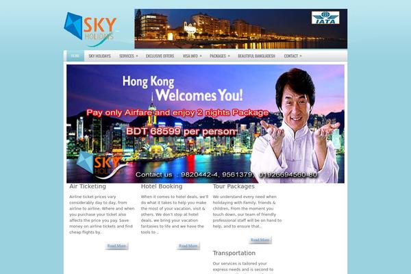 skyholidaysbd.com site used Designpro