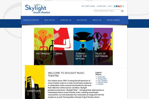 Skylight theme site design template sample
