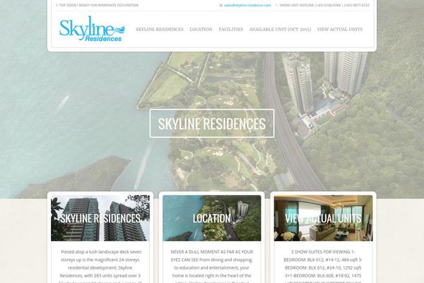 skyline-residence.com site used Restaurant