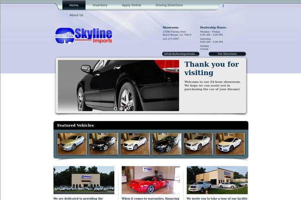 Automotive Car Dealership Business WordPress Theme theme site design template sample