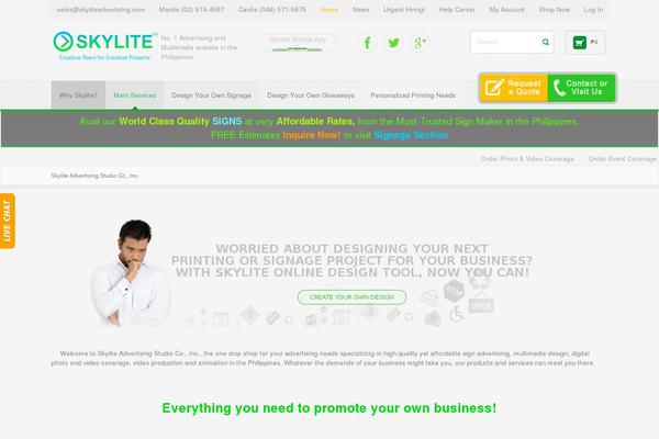 skyliteadvertising.com site used Skylite2016a