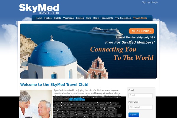 skymedtravelclub.com site used Smtc