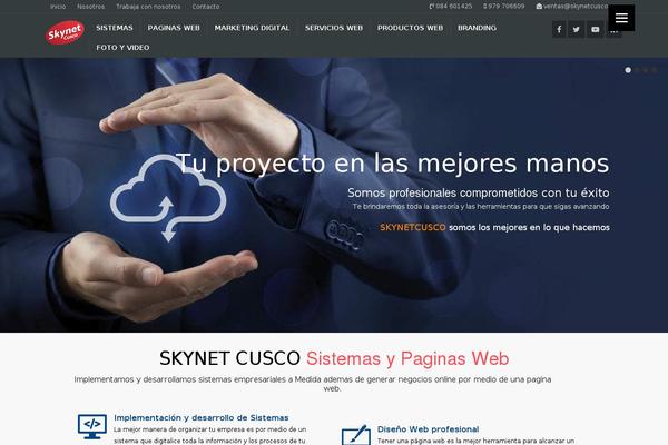 skynetcusco.com site used Skytheme