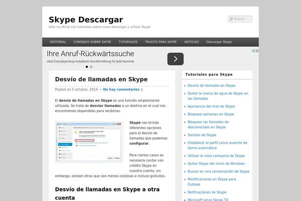 WordPress website example screenshot