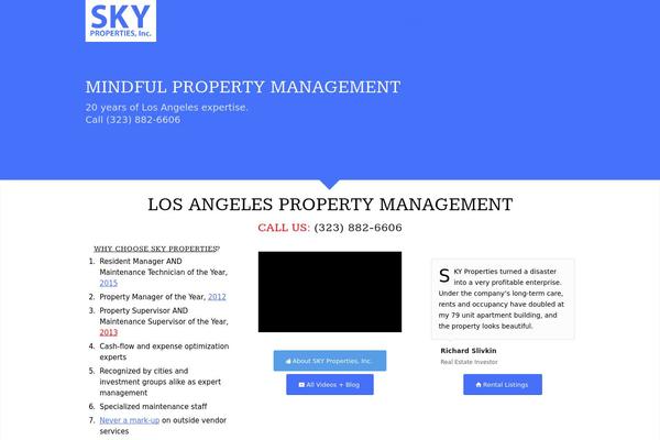 Enfold theme site design template sample