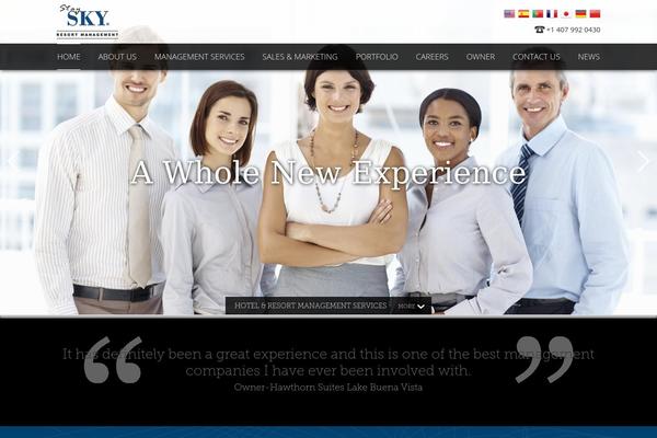 WordPress website example screenshot