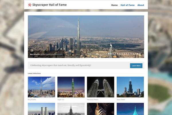 WordPress website example screenshot