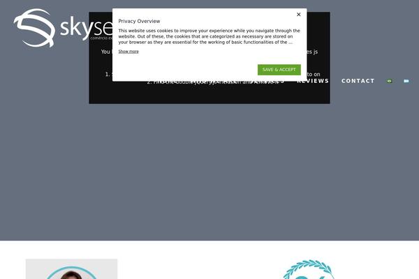 WordPress website example screenshot