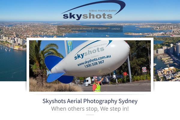 skyshots.com.au site used Parador