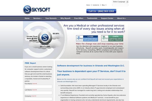 skysoftinc.com site used Anthology