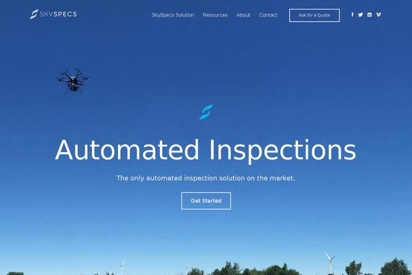 skyspecs.com site used Skyspecs