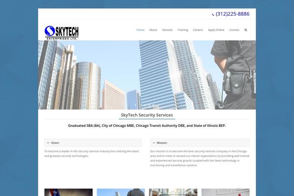 WordPress website example screenshot