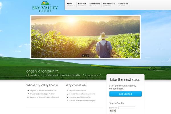 skyvalleyfoods.com site used Versatile