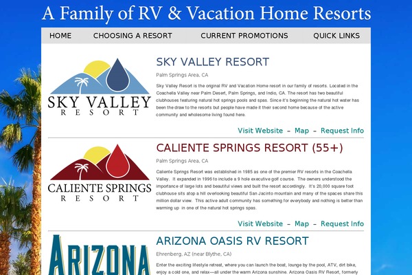 skyvalleyresorts.com site used Rvwell