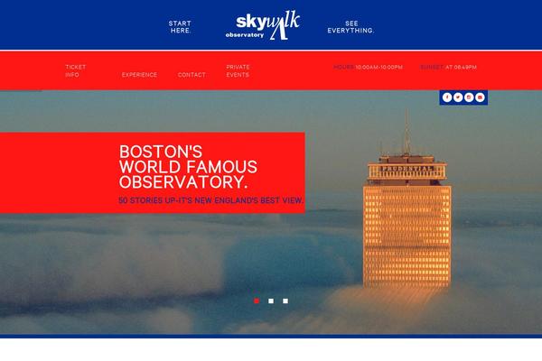 skywalkboston.com site used Skywalk