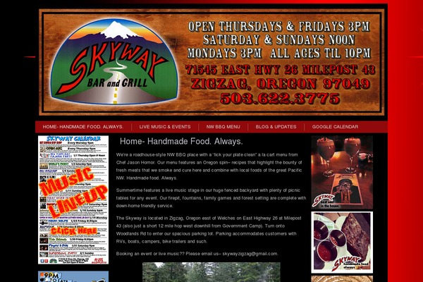 skywaybarandgrill.com site used Skyway