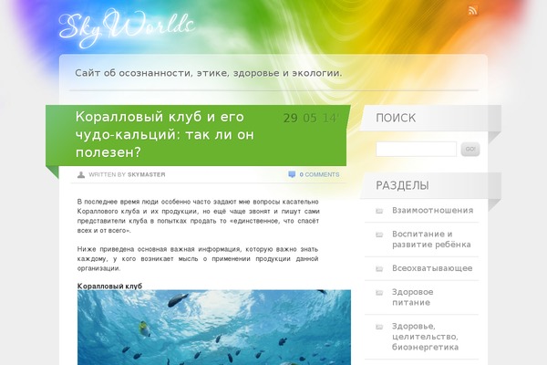 WordPress website example screenshot