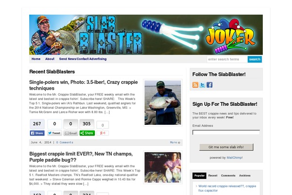 slabblaster.com site used Wp-davinci-dev
