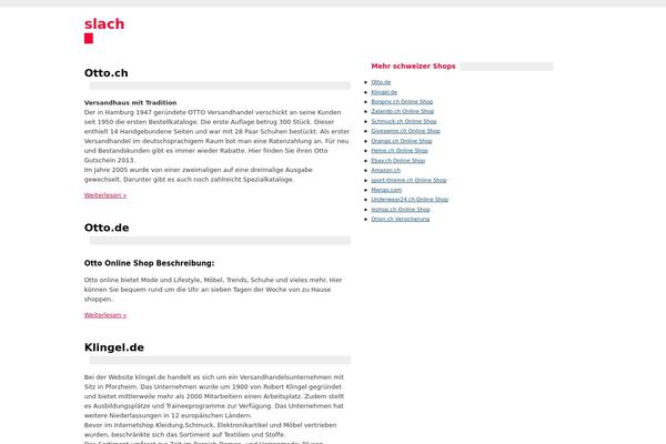 slach.ch site used Sansserif_racer