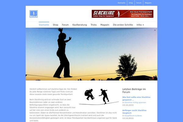 WordPress website example screenshot