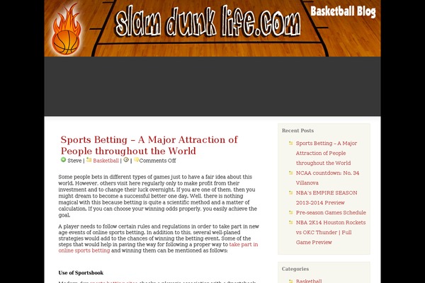 slamdunklife.com site used Grayband