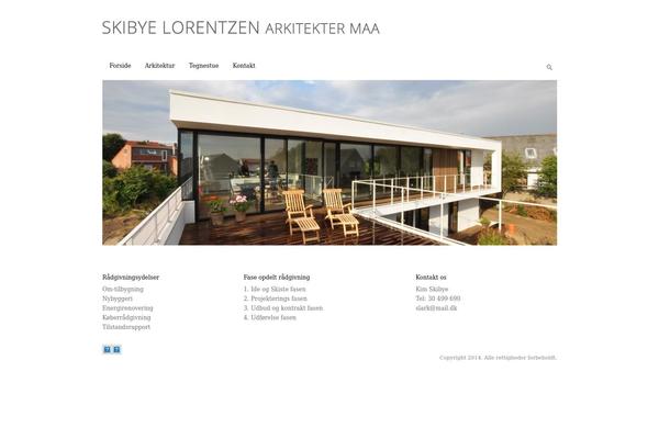 architekttheme theme websites examples