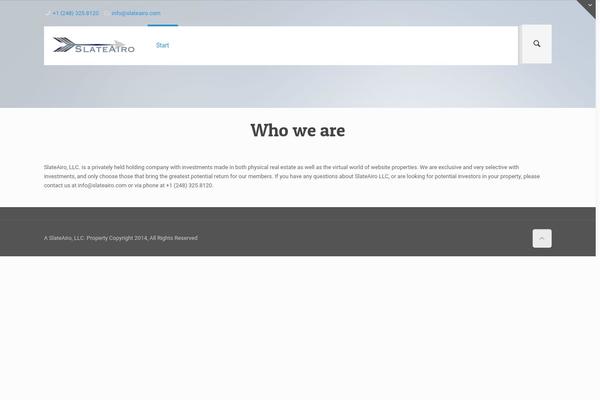 WordPress website example screenshot