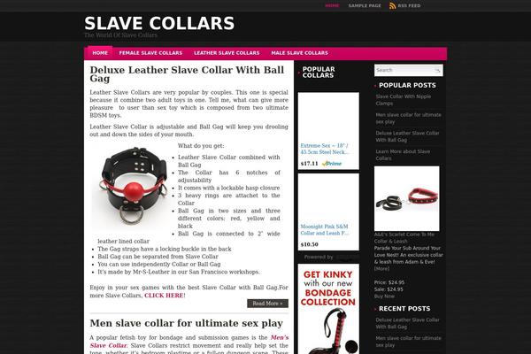 slave-collars.com site used Kenza