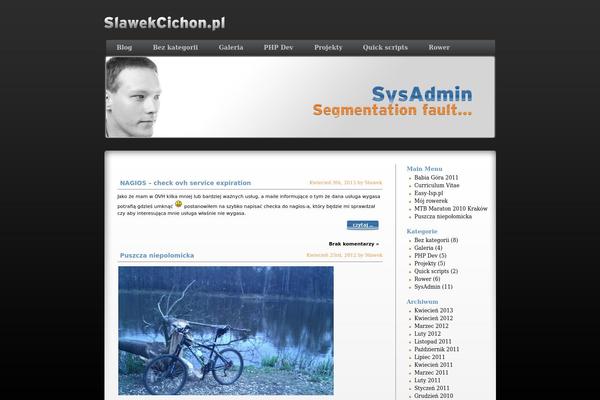 slawekcichon.pl site used Private