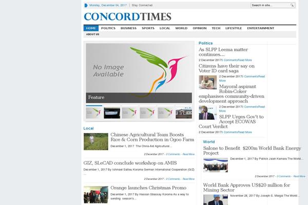 Newspaper theme site design template sample