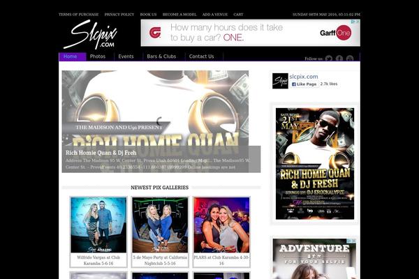 Backstreet theme site design template sample